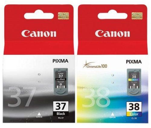 Canon 37 Black and  38 Colour Ink Cartridges