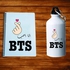 I Love BTS Note Book + Water Bottle