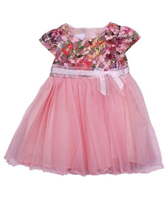 Bonnie Baby Kids Floral Gown