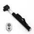 Retractable Selfie Monopod with Bluetooth Wireless Remote Shutter for smartphoneS white & black