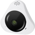 360° Panoramic Monitor 3D VR 960P Fisheye Wifi IP Cameras Security Surveillance White EU Plug