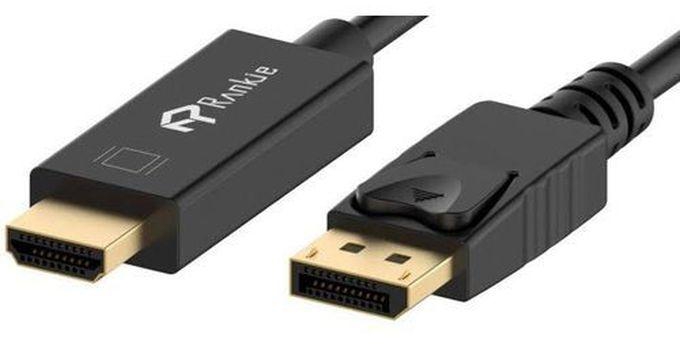 Rankie DisplayPort To HDMI Cable,1.5m