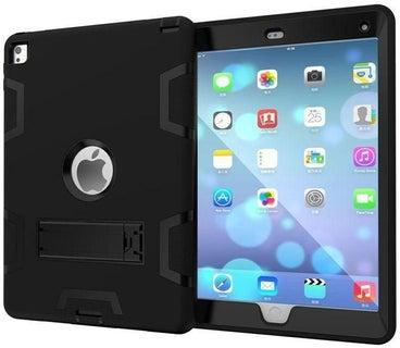 Kickstand Three Layer Case Cover For Apple iPad 2/3/4 9.7inch Black