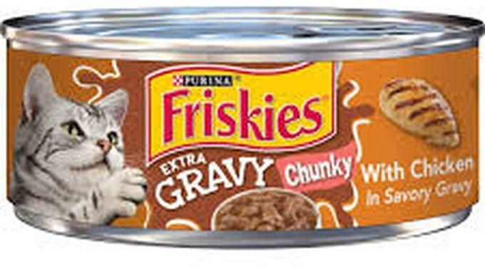 Friskies Wet Food For Adult Cat With Chicken In Savory Gravy 156 Ge