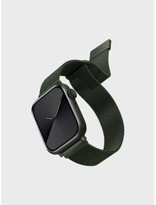 Uniq Dante Mesh Steel Strap For Apple Watch 41/40/38mm - Hunter Green