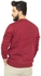 OneHand Basic Casual Sweatshirt Cotton - Burgundy