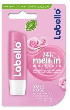 Labello Soft Rose Lip Care Moisturizing With Natural Oils 4.8g