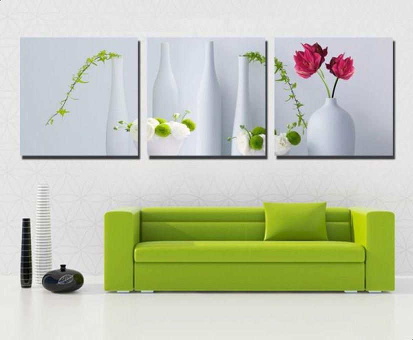 Smile Gallery Flower Vases-Print Square-Shaped Modern Tableau