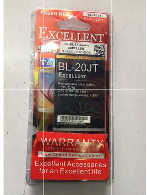 Excellent Mobile Phone Battery For Tecno F1 BL-20JT - Black