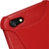 Amzer Silicone Skin Jelly Case Cover for iPhone 5 - Red