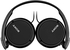 Sony Mdr-Zx110Ap Wired On-Ear Headphones With Tangle Free Cable, 3.5mm Jack, Headset With Mic For Phone Calls, Black