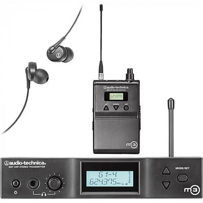 Audio-Technica M3 Wireless In-Ear Monitoring System (Band L: 575.000 to 608.000 MHz)