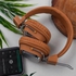 SODO SD-1003 Wireless Bluetooth Headphones - Clear Sound & Microphone - Brown