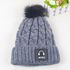 Women's Wool Hat Simple Fashion Solid Color Warm Ear Protection Knitted Hat