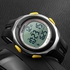 Generic 1107S Men's Multifunctional 50M Waterproof Watch 3D Pedometer Digital Sports Watches - Black