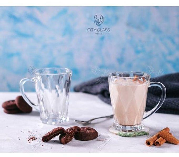 City Glass Tea Set - Set Of 6 Tea Cups