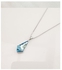 Fashion Stunning Crystal Pendant S925 Sterling Silver Necklace
