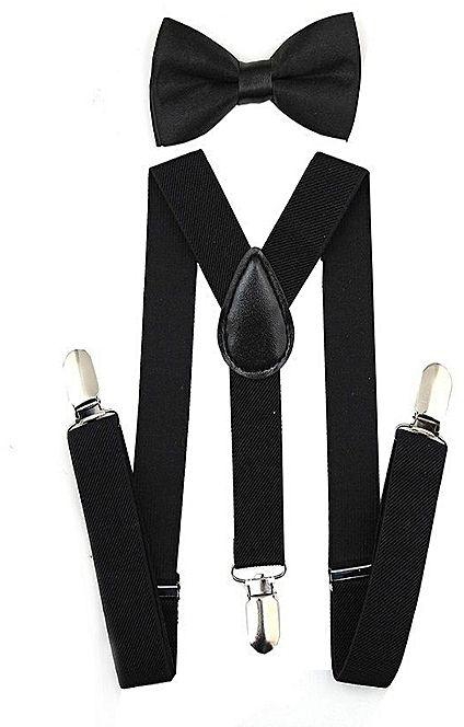 Universal Suspenders For Boys - Black