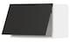 METOD Wall cabinet horizontal, white/Lerhyttan black stained, 60x40 cm - IKEA