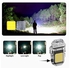 Outdoor Arc Electric Lighter USB Rechargeable Lighter LED Flashlight Double Arc Plasma Lighter Perfect for Camping Hiking Traveling (Black)
