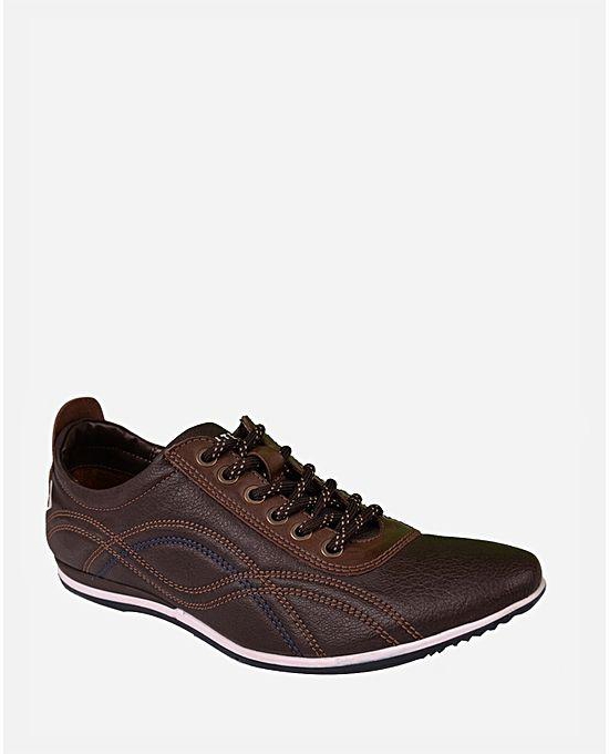 Town Team Lace Up Casual Shoes - Brown