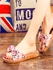 Home Slippers Floral Bowknot Design Antislip Thickened Slippers