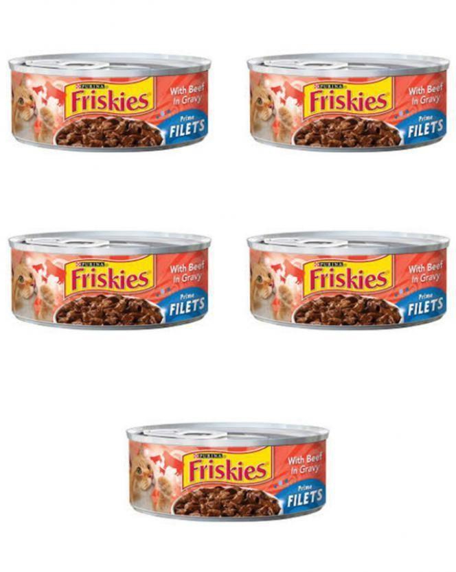 Purina Friskies Prime Filets With Beef In Gravy - 156g - 5 Pcs