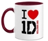 One Direction Ceramic Mug - Dark Red