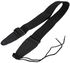 OSS GSA10BK Guitar Strap with Leather Ends (Black)