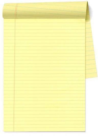 Writing Pad 50 Sheets Single line Legal Notepad, A4 Notebook Sheets for School, College, Office Supplies