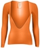 Silvy Set Of 2 Blouses For Women - Gray / Orange, Large