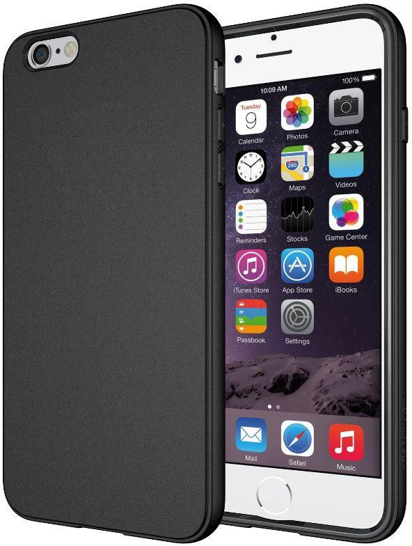 Diztronic Full Matte Black TPU Case for Apple iPhone 6 Plus 5.5