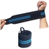 A Pair of Adjustable Sports Wrist Wraps Support Band,Compression Wrist Brace Straps Effective For Carpal Tunnel, Weight Lifting, Boxing, Gymnastics, Typing and Wrist Guard, Blue