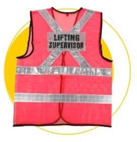 Bybigplus Safety Vest with Designation Code (Red)