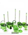 Adorable round shaped spinning mop and bucket set for easy cleaning with 2-piece green bucket