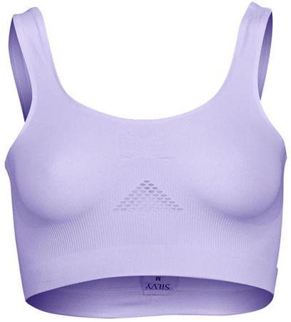 Silvy Net Bra for Women - Purple, 2 X Large