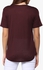 Burgundy I Dont Care Top