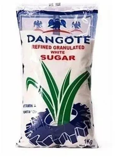 Dangote Refined Granulated White Sugar - 1kg X 5 Pieces