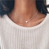 Women Necklace Tiny Heart Choker Chain Love Lady Necklace Pendant Girl Lover Gift Jewellery