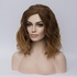 Synthetic Hair Wig Short Curly In Brown Colour Thermal Hair