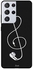 غطاء حماية واقٍ لهاتف سامسونج جالاكسي S21 ألترا تصميم نوتة موسيقية