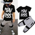 Buy 2Pcs Toddler Kids Baby Boy Mini Boss T-shirt Tops Pants Harem Outfits Set Clothes 1-6T Online in Saudi Arabia. 859308042