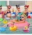 6-Pack Inflatable Drink Holder, Kids Pool Cute Toys Floating Coasters, Swimming Accessories Set Pool Floating Toys, Perfect for Summer Pool Parties