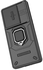 OnePlus Ace 2 5G - غطاء واقي مصقول مزدوج الحماية مقاوم للصدمات شديد التحمل مع حلقة معدنية - مع غطاء حماية منزلق للكاميرا يغلق بإحكام - أسود