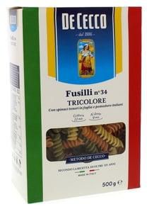 De Cecco Fusilli Tricolore No.34 500 g