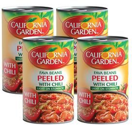 California Garden Peeled Foul With Chili 450 g 3+1
