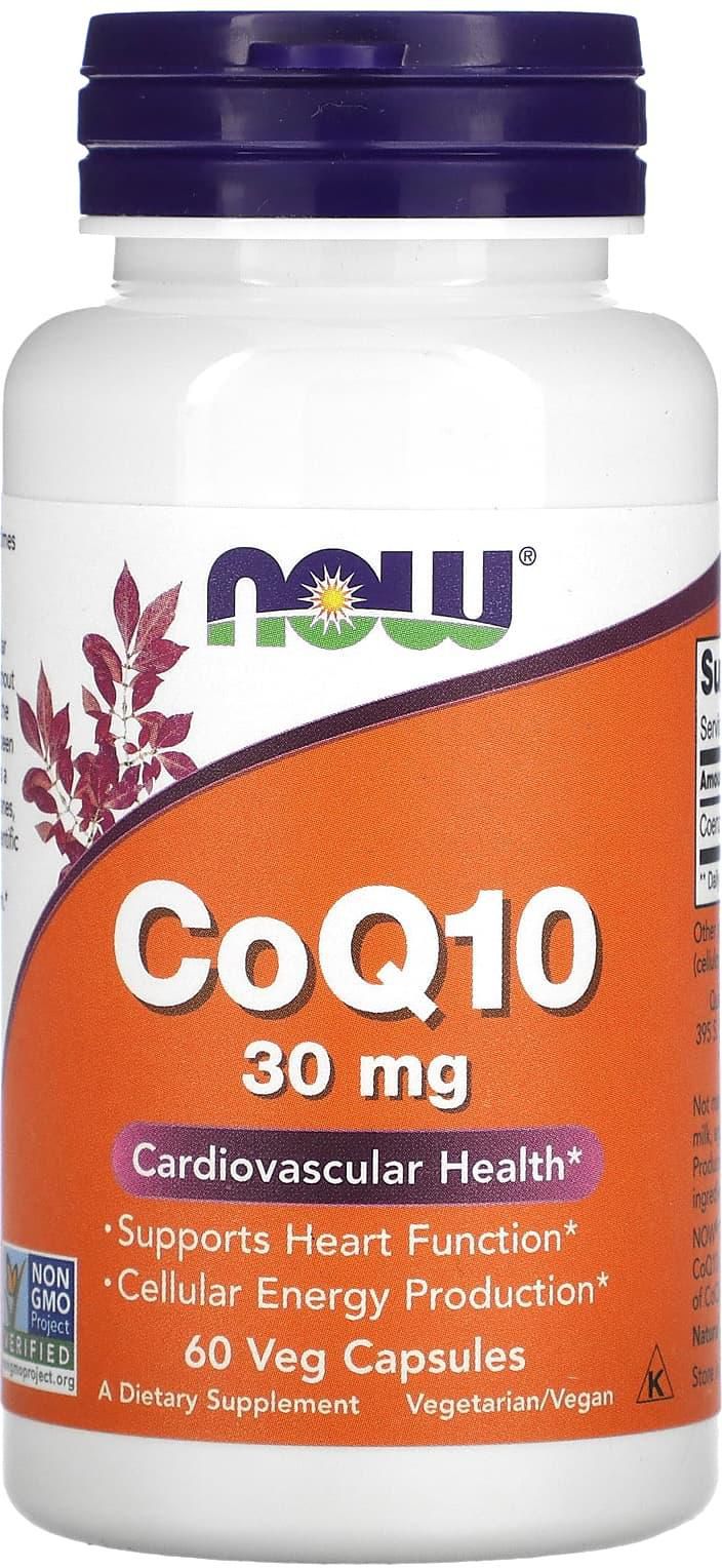 ناو فودز‏, الإنزيم المساعد Q10 ، 30 ملجم ، 60 كبسولة نباتية