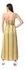 Menta By Coctail Sleeveless Striped Maxi Dress-Mustard