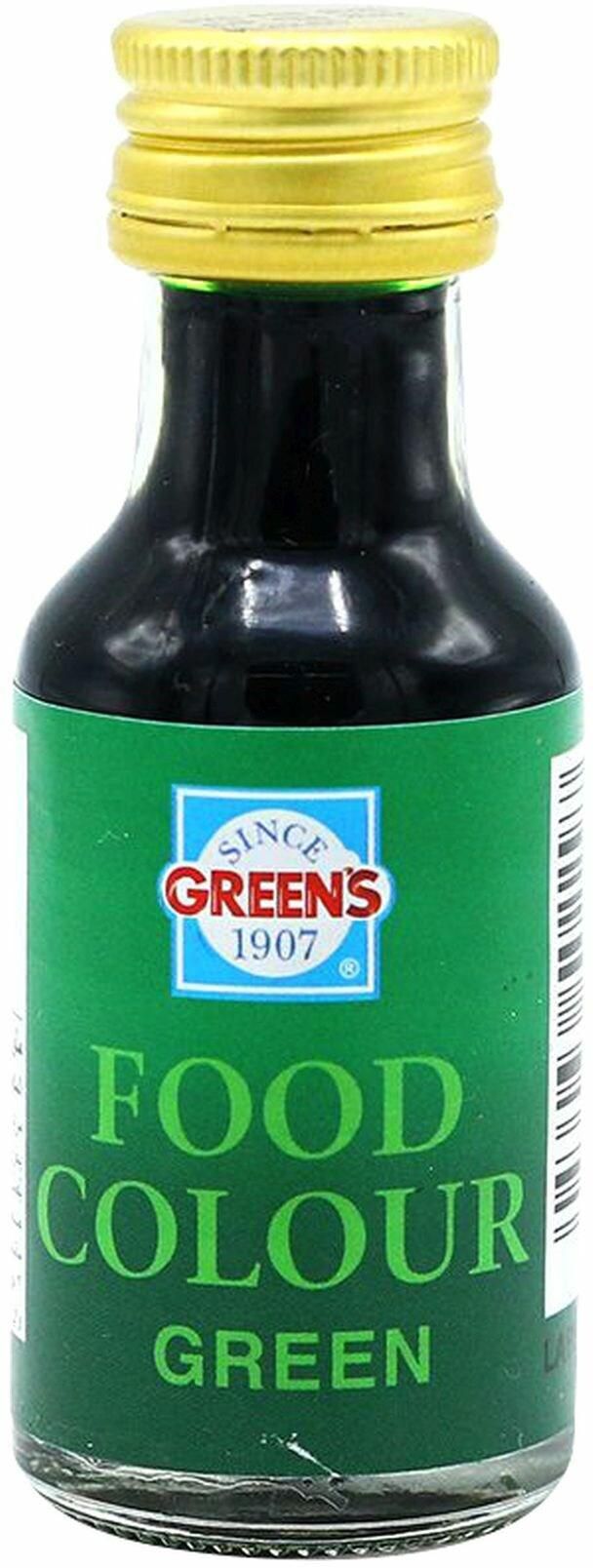 Green&#39;s food colour green 28ml