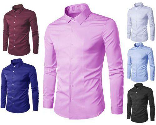 6 In 1 Men's Classic Design Long Sleeve Shirt